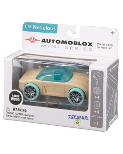 Сглобяема дървена кола Play Monster Automoblox - Mini C11 Nebulous
