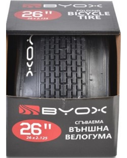 Сгъваема външна велогума Byox  - 26" x 2.125