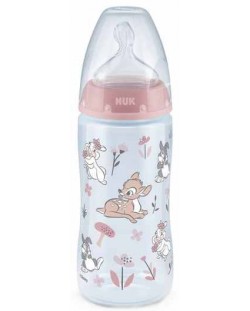 Шише NUK First Choice - Temperature control, PP, 300 ml, Bambi