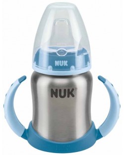 Шише от неръждаема стомана Nuk First Choice,  150 ml, синьо