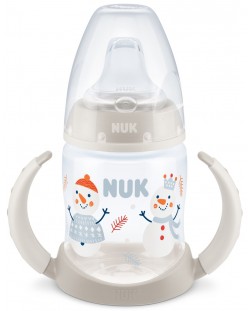 Шише за сок Nuk First Choice - Snow, 150 ml, бежово