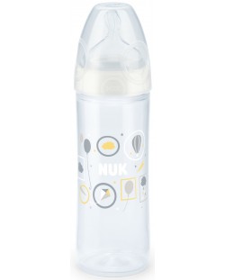 Шише Nuk - New Classic, със силиконов биберон, 250 ml, балони