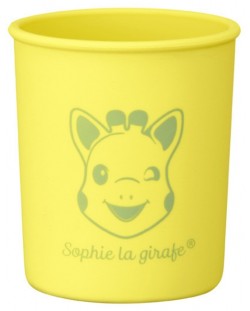 Силиконова чаша Sophie la Girafe, жълта