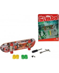 Скейтборд за пръсти Simba Toys, 9 cm