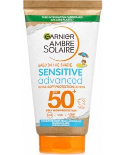 Слънцезащитен крем SPF 50 Garnier Ambre Solaire - Baby in the shade, 50 ml