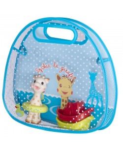 Sophie la Girafe Сет с играчка за баня и кошничка за съхранение