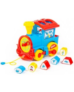 Сортер локомотив Polesie Toys - The Smurfs 64363