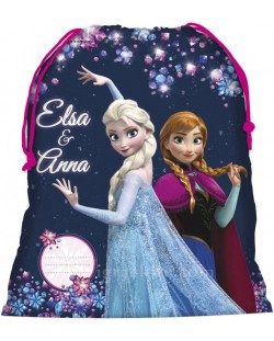 Спортна торба Frozen - Elsa & Anna, 34 x 44 cm