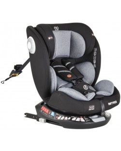 Стол за кола Moni - Nitro, IsoFix, i-Size, 40-150 cm, сив