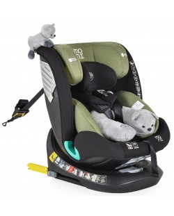 Столче за кола Moni - Serengeti, i-Size, IsoFix, 360°, 40-150 cm, зелено