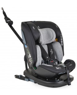 Стол за кола Cangaroo - Gravity, 360°, i-Size, с IsoFix , 40-150 cm, сив