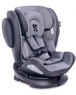Столче за кола Lorelli - Aviator IsoFix, 0-36 kg, Black&Dark Grey