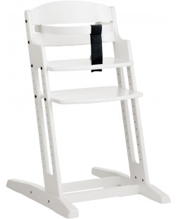Столче за хранене BabyDan DanChair - High chair, бяло