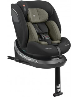 Стол за кола KikkaBoo - i-Orbit, IsoFix, i-Size, 40-150 cm, Army Green