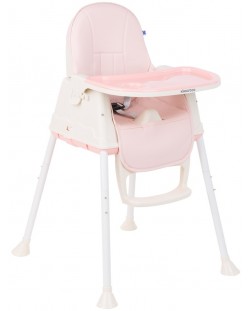 Столче за хранене Kikka Boo - Creamy, розово