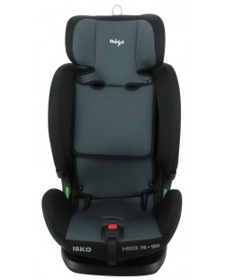 Столче за кола Migo - Isko, i-Size, с IsoFix, 76-150 cm, Grey