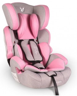 Столче за кола Cangaroo - Deluxe, 9-36 kg, розово