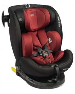 Столче за кола Caretero - Commo, IsoFix, i-Size, 40-150 cm, Burgundy