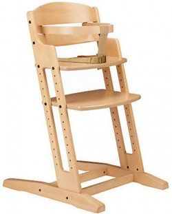 Столче за хранене BabyDan DanChair - High chair, Natural