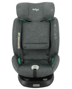 Столче за кола Migo - Legend, i-Size, с IsoFix, 360°, 40-150 cm, Grey