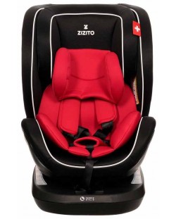 Столче за кола Zizito - Amadeo, с IsoFix, 0-36 kg, червенo