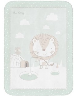  Супер меко бебешко одеяло KikkaBoo - Jungle King, 80 x 110 cm
