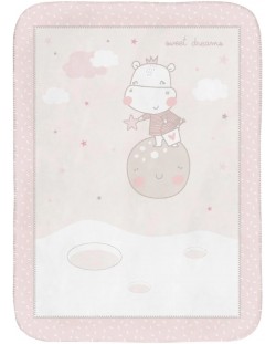 Супер меко бебешко одеяло KikkaBoo - Hippo Dreams, 80 x 110 cm