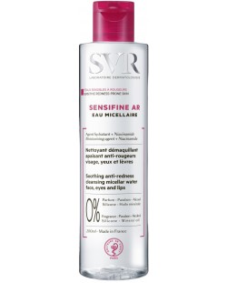 SVR Sensifine AR Почистваща мицеларна вода за лице, 200 ml
