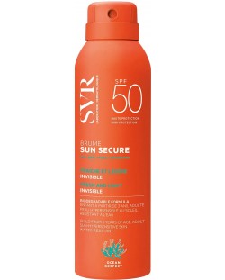 SVR Sun Secure Слънцезащитен спрей за лице и тяло Brume, SPF50+, 200 ml