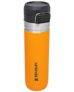 Термобутилка за вода Stanley - The Quick Flip, Saffron, 0.7 l