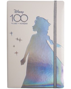 Тетрадка с ластик Cool Pack Opal - Disney 100, Frozen, A5, широки редове, 80 листа 