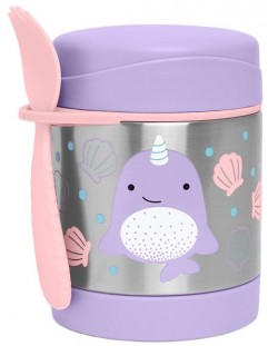 Термо контейнер за храна Skip Hop Zoo- 325 ml, нарвал