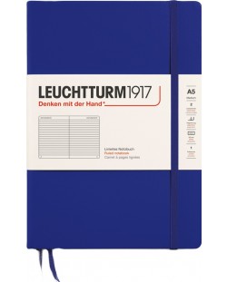 Тефтер Leuchtturm1917 New Colours - А5, линиран, Ink