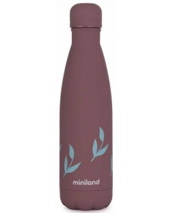 Термо бутилка Miniland - Terra, Flowers, 500 ml