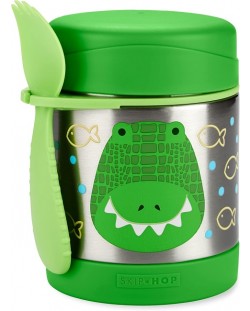 Термо контейнер за храна Skip Hop - 325 ml, крокодил