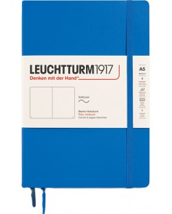 Тефтер Leuchtturm1917 New Colours - А5, бели страници, Sky