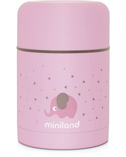 Термос за храна Miniland - Розов, 600 ml