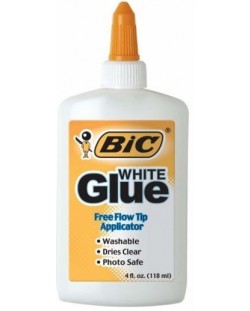 Лепило Bic White Glue течно, 118 мл.