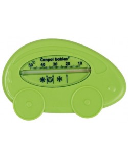 Термометър за баня Canpol - Количка, зелен