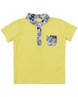 Тениска тип риза Zinc Риза - Тропик, жълта, 74 cm