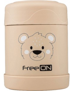 Термо контейнер за храна Freeon - 350 ml, бежово