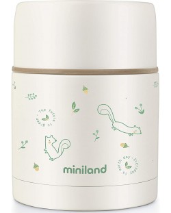 Термос за храна Miniland - Natur, Катеричка, 600 ml
