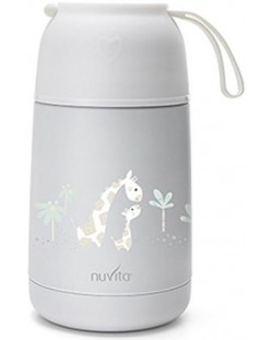 Термо контейнер за храна Nuvita - 620 ml, бял