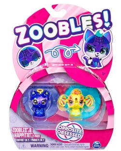 Трасформиращи се топчета Spin Master Zoobles - Лама и слон