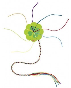Цвете/детелинка за плетене на шнур Goki