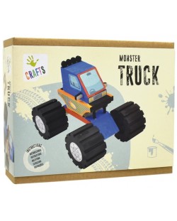 Творчески комплект Andreu toys - Дървен джип