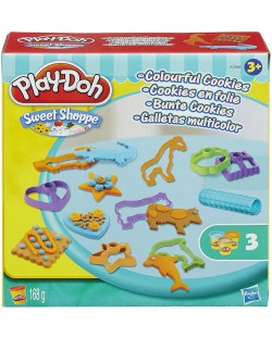 Творчески комплект Hasbro Play-Doh - Направи си цветни бисквитки