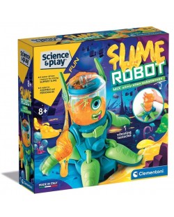 Творчески комплект Clementoni Science & Play - Направи си робот от слайм