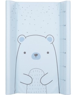 Твърда подложка за повиване KikkaBoo - Bear with me, Blue, 80 х 50 cm