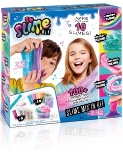 Творчески комплект Canal Toys - So Slime, Направи си слайм, 10 цвята